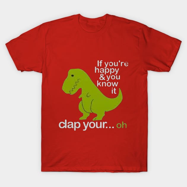 t-rex funny thought T-Shirt by sally2305